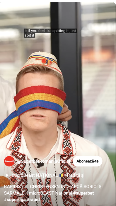 Cum a reacționat acest norvegian stabilit în România, după ce a mâncat șorici pentru prima dată. Imagini devenite virale
