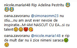 Atacul Oanei Zăvorancu la adresa Adelinei Pestriţu
