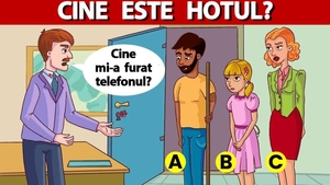 Test IQ exclusiv pentru genii | Cine i-a furat telefonul mobil?