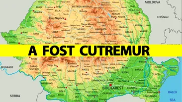 Cutremur rarisim azi-noapte, în România, la ora 03:57. Lista orașelor afectate