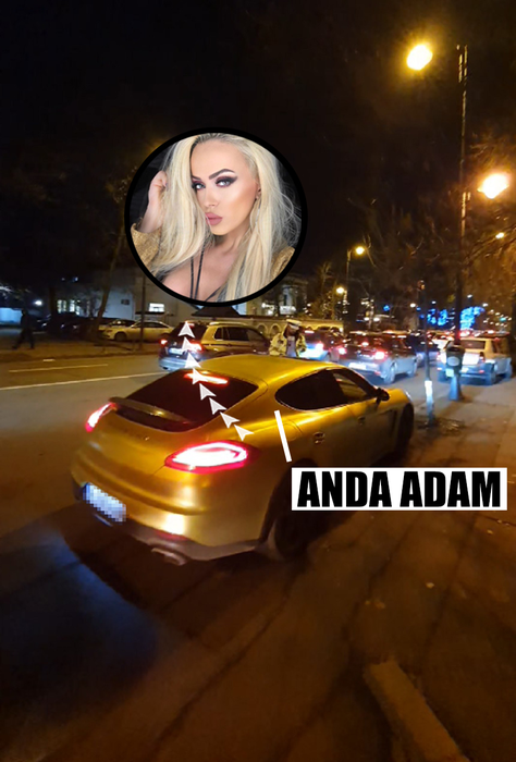 Anda Adam a fost oprită de un echipaj de la Rutieră
