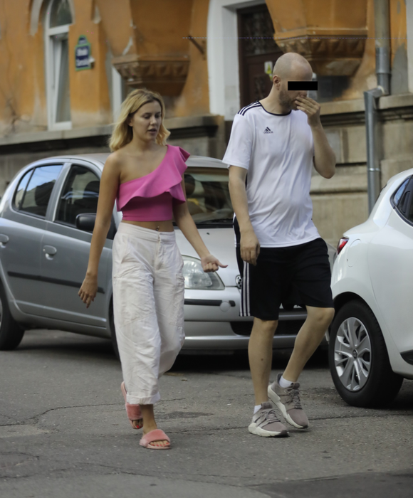 Emily Burghelea, alături de iubitul său