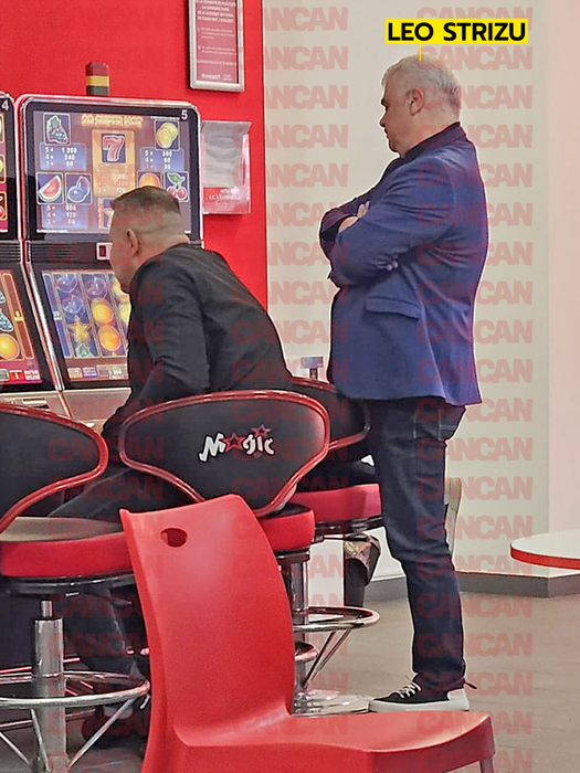 După ce a jucat la pariuri, Leo Strizu și-a încercat norocul la păcănele. Foto: CANCAN.RO