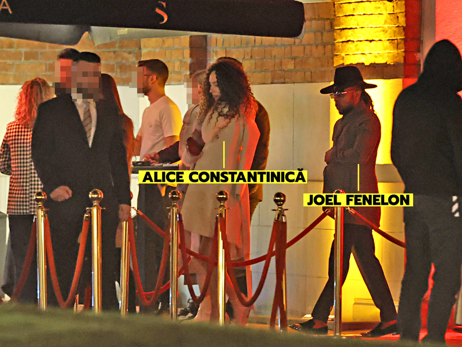 Joel și Alice părăsesc clubul, alături de prieteni (Foto: CANCAN.RO)