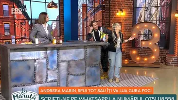 Ce răspuns a dat Andreea Marin când a fost întrebată de Măruță pe cine ar arunca din barcă, la rechini: Mihaela Rădulescu sau Lavinia Pîrva?
