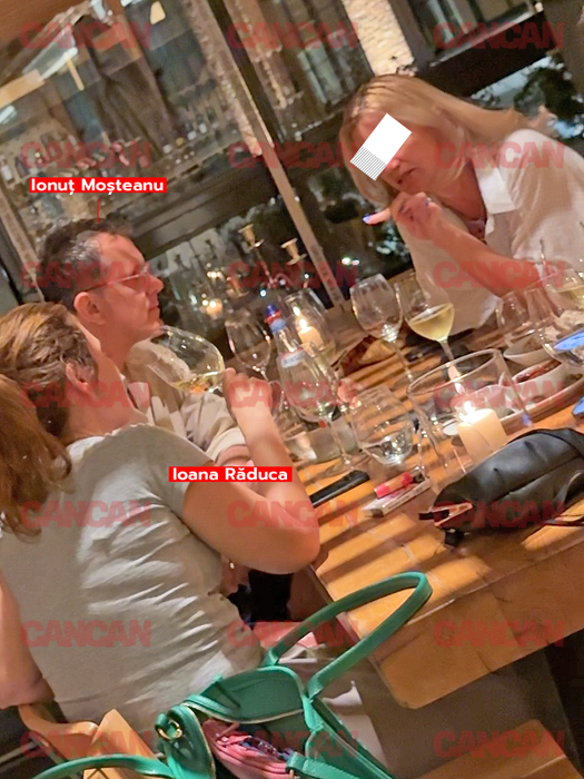Ionuț Moșteanu, la restaurant cu Ioana Răduca
