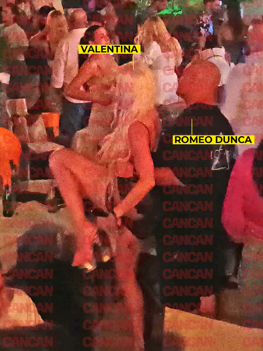 Valentina s-a „dezlănțuit” în NUBA, în brațele lui Romeo Dunca / Sursă: CANCAN.RO