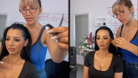 Dana Roba i-a retezat o șuviță de păr unei fete venite la salonul ei. Cum a reacționat tânăra când s-a văzut