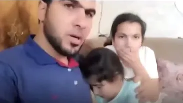 VIDEO VIRAL. Tată ucis de rachete în Gaza, după ce s-a filmat în timp ce își apăra copiii: „Nu vă fie teamă, jucați-vă”