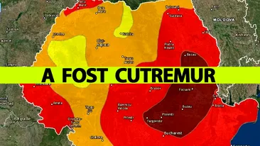 Cutremur neobișnuit în România, azi-dimineață la ora 07:05. Lista orașelor afectate