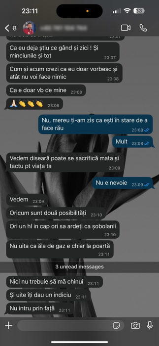 Schimbul de replici dintre Gabriel Botez si Roxana