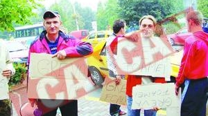 Taximetristii din Petrila Ameninta ca-Si dau foc