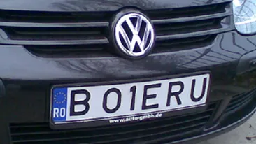 Te crezi smecher si vrei ca masina ta sa aiba numere de inmatriculare pe masura? Uite ce combinatii de litere sunt interzise!