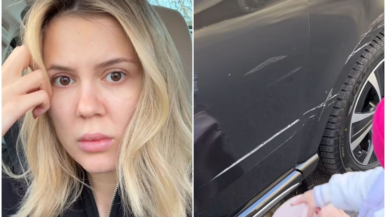 „Sunt în șoc!” Emily Burghelea a făcut accident, cu fata sa în mașină