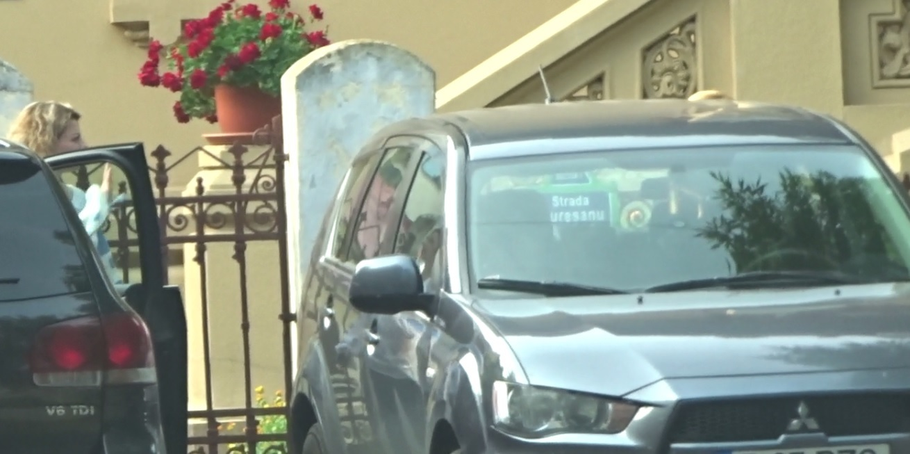 Ligia Enache îi face cu mâna Gabrielei Firea