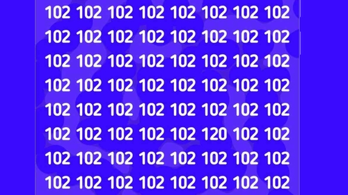 TEST IQ | Un singur număr nu are ce căuta în această imagine. Care?