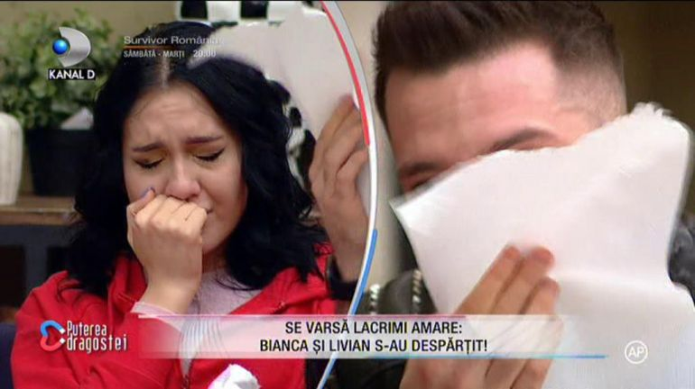 Despărțire în lacrimi. Bianca și Livian de la “Puterea Dragostei” și-au spus “ADIO”! “Sunt șocată!”