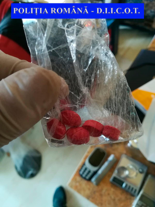 În urma perchezitiilor, polițiștii au ridicat 500 de grame de canabis, ustensile folosite la cultivare, cântare electronice, grindere pentru mărunțit canabisul, pastile ecstasy și ciuperci halucinogene