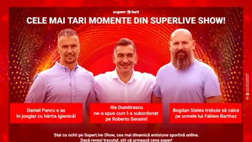 Daniel Pancu, Ilie Dumitrescu și Bogdan Stelea au făcut show în SuperLive Show. Acestea sunt 3 dintre cele mai tari momente de până acum!