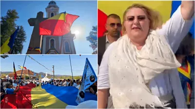 Diana Șoșoacă, dezlănțuită la mormântul lui Avram Iancu: „Sunteți sclavi, rușine să vă fie, voi sunteți moți, mă?”