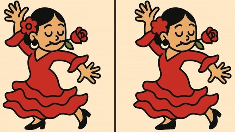 TEST IQ | Găsiți cele 3 diferențe dintre aceste două dansatoare, în cel mult 43 de secunde