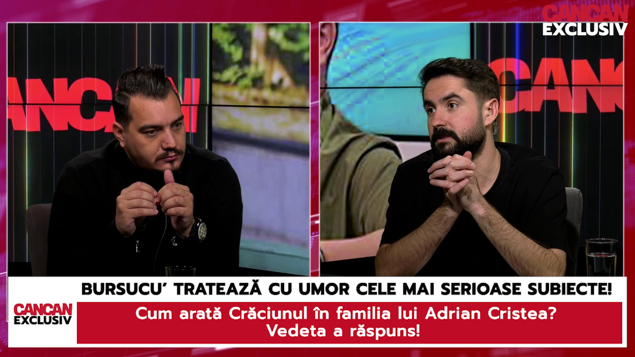 Moș Bursucu’ a scos cel mai tare banc de Crăciun! Te prăpădești de râs cu celebrul prezentator!