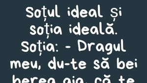 Bancul începutului de săptămână | Soțul ideal și soția ideală