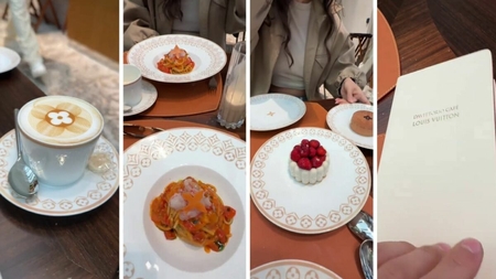 NU E BANC! Câți euro a plătit un român la cafeneaua Louis Vuitton din Milano pe 3 cafele, mâncare și desert