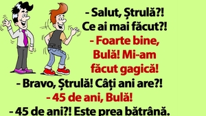 BANC | "Bulă, mi-am făcut gagică!"