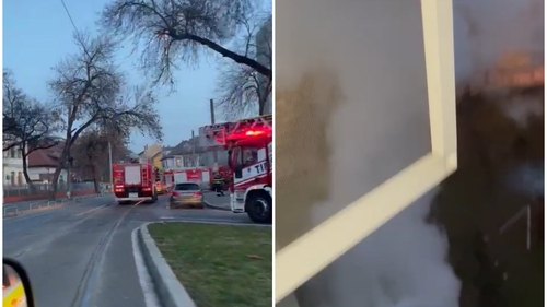 Plan roșu de intervenție în Timișoara, la Spitalul de Copii, după ce a pornit alarma de incendiu. Aproape 100 de persoane au fost evacuate