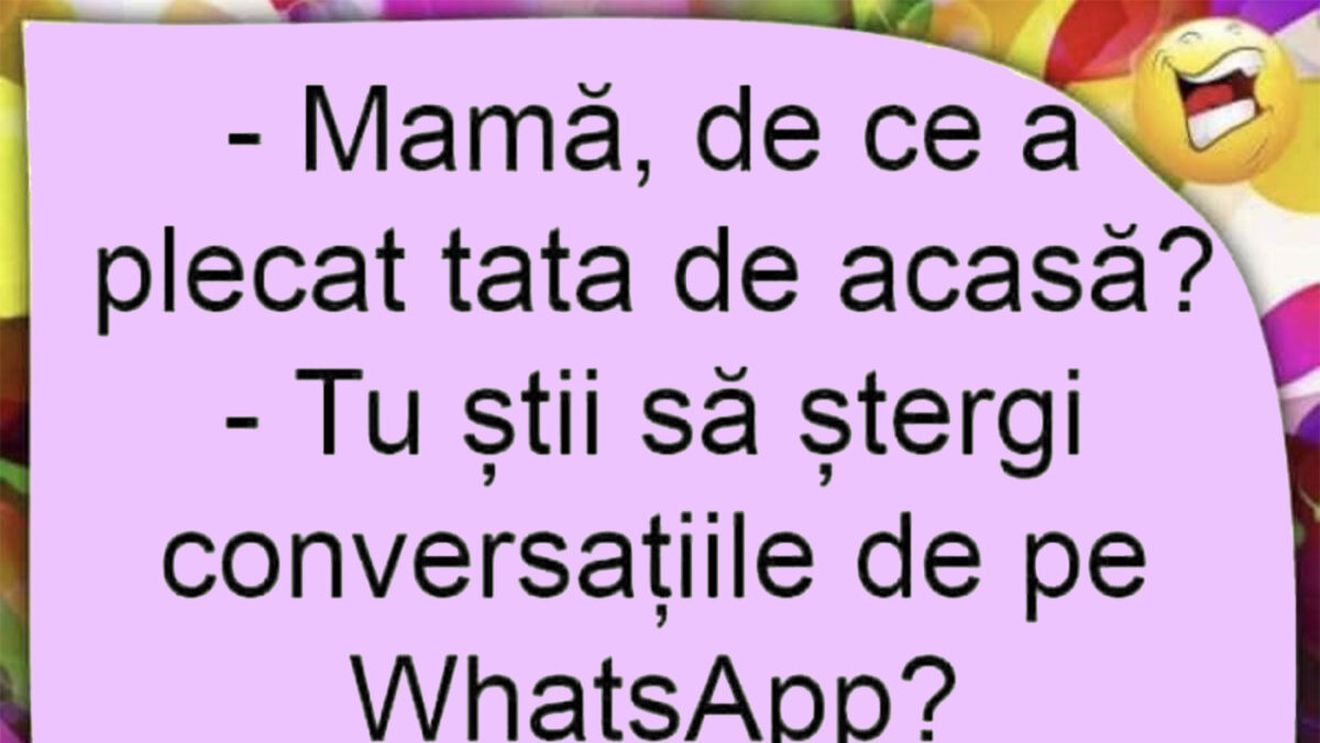 BANCUL ZILEI | "Mamă, de ce a plecat tata de acasă?"