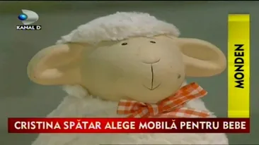 Cristina Spatar si-a ales mobila pentru fetita pe care o va avea! Voi lua mobila alba, asa am luat si pentru Albert