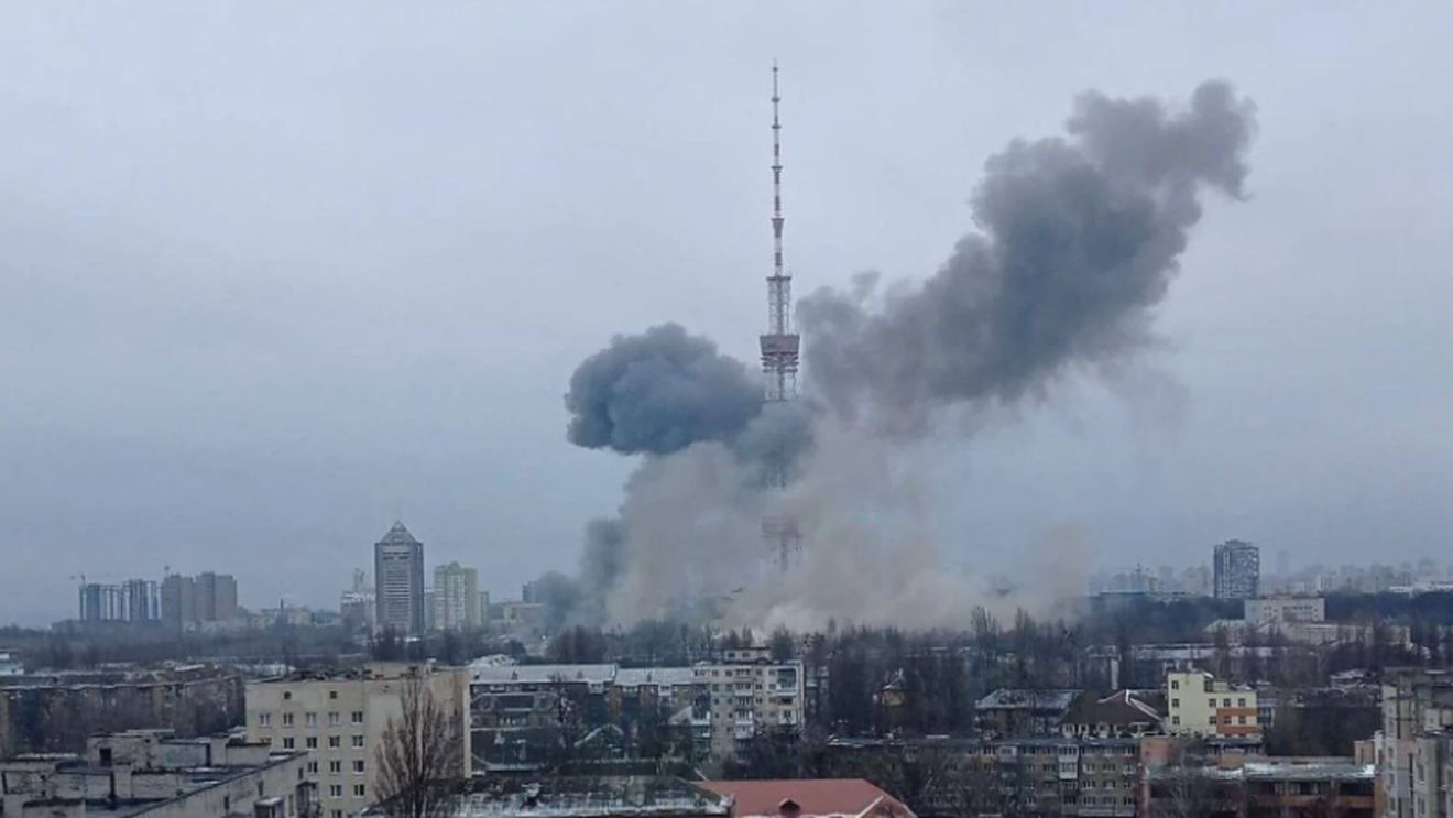 Cinci persoane au murit în atacul care a vizat turnul de televiziune din Kiev