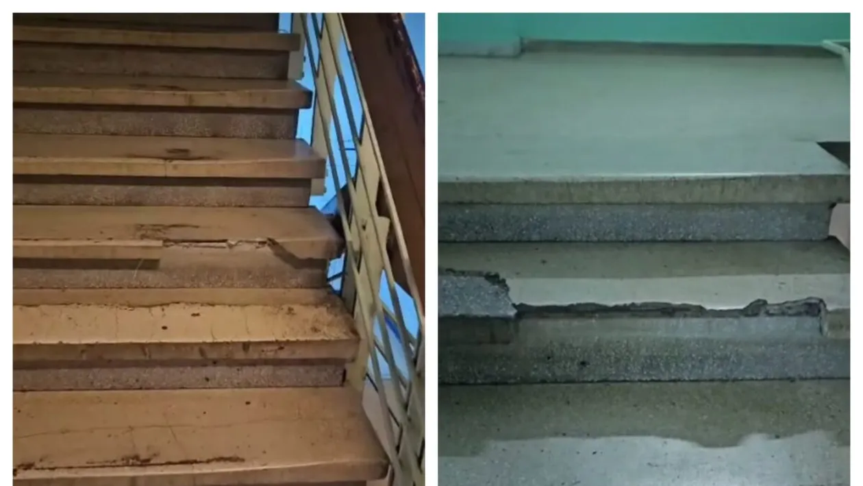 Tragedie la Spitalul Județean din Reșița! Un bărbat și-a pierdut viața în urma prăbușirii unei trepte