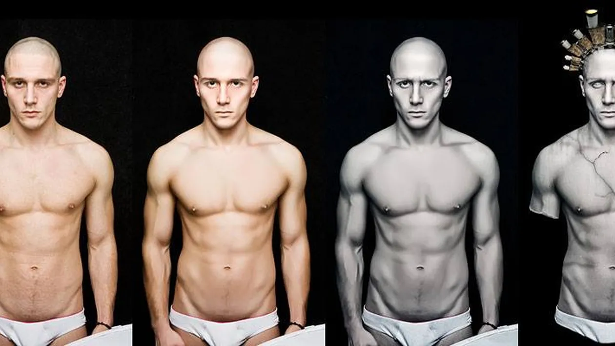 Chin de nedescris pentru un manechin roman! A slabit 20 de kilograme dupa ce a fost parasit de iubita!