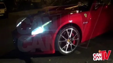 Nu se desparte de aspiratorul de femei. Minune a aterizat la CANCAN TV la bordul Ferrari-ului sau 250.000 de euro