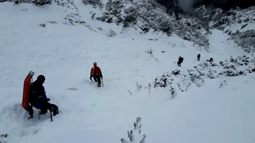Trei turiști surprinși de avalanșă în Munții Călimani. Unul dintre ei a murit