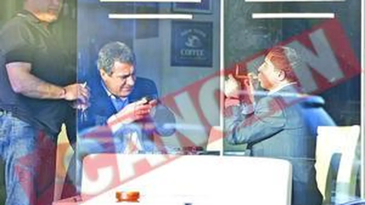 Victor Becali si Vasile Turcu se bat in celulare