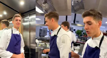 Câte ore pe zi muncește Luca Zvaleni, câștigătorul „Chefi la cuțite” sezonul 16, în restaurantul Le Louis XV din Monaco: „Nu știu dacă e legal”