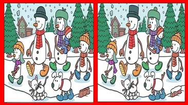 Test de inteligență pentru IQ 145+ | Găsiți toate cele 10 diferențe dintre cele două imagini. Geniile o fac în cel mult 23 de secunde!