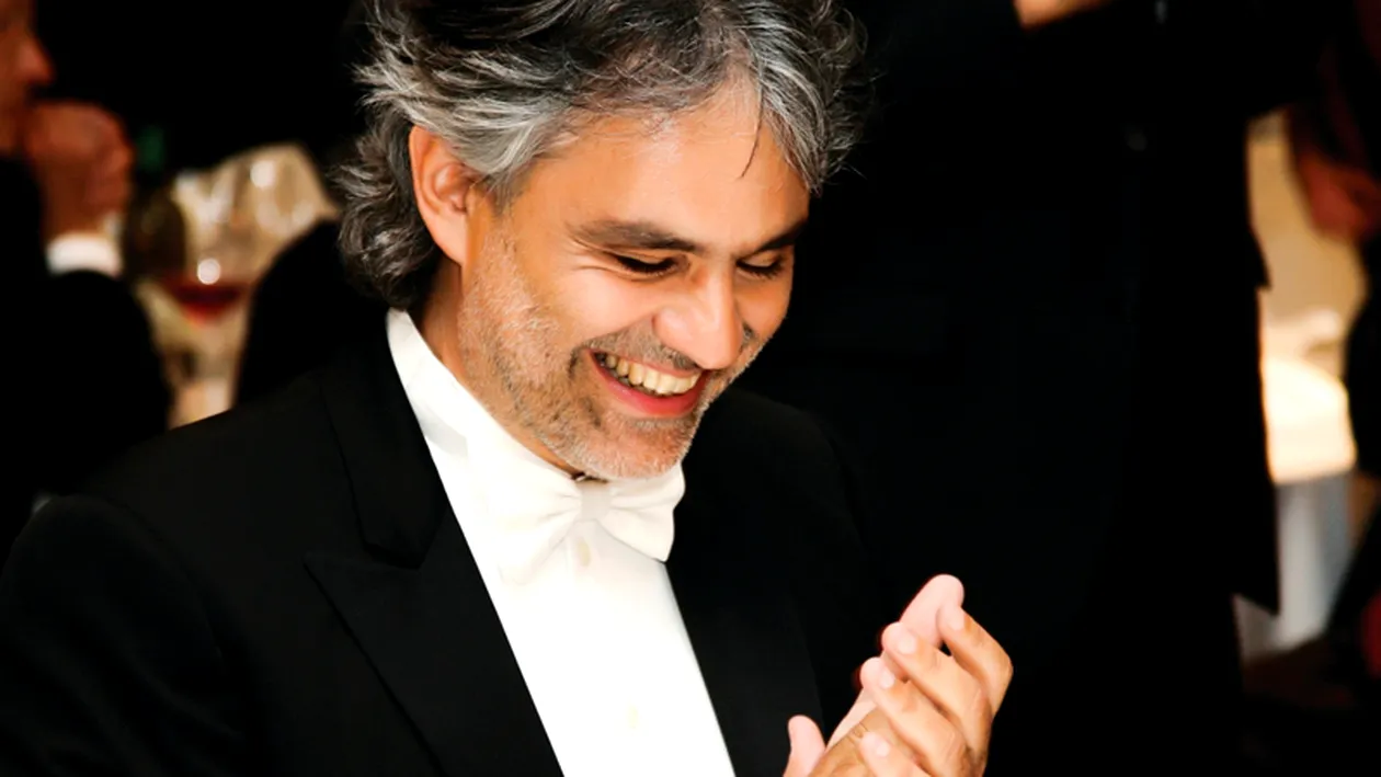 Un artist extrem de familist! Bocelli vine in Romania cu sotia si fiica lui, in varsta de numai un an!