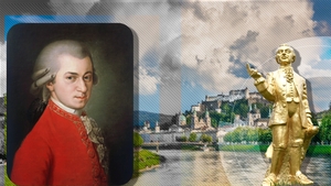 Salzburg îl sărbătorește pe Mozart cu sute de statuete aurii. Unele au fost furate la doar câteva ore după inaugurare