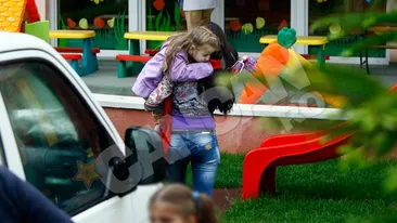 VIDEO Irinel, uite unde iti gasesti fiica! Irina a mers in aceasta dimineata la gradinita