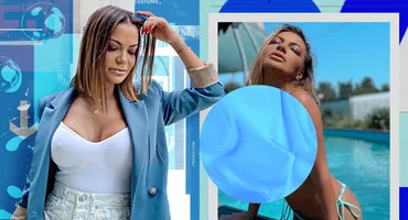 Cum s-a prezentat Andreea Antonescu la un pool party. Din față WOW, iar din spate BAU