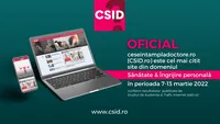 OFICIAL! ceseintampladoctore.ro (CSID.ro) – cel mai citit site din domeniul Sănătate și Îngrijire personală în săptămâna 7 – 13 martie 2022