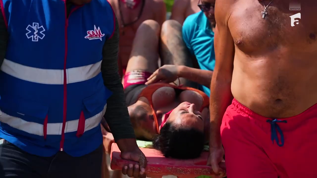 Naba Salem, scoasă pe targă de la Survivor 2026. Ce a pățit Faimoasa în timpul probei