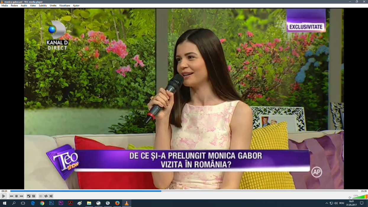Monica Gabor şi-a deschis sufletul în emisiunea lui Teo Trandafir