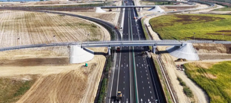 A7 ajunge la Bacău. Vezi imaginile noi cu autostrada înainte de deschiderea traficului
