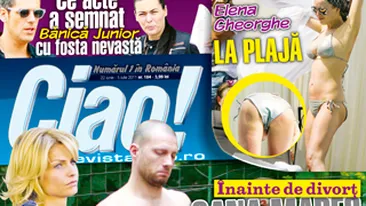 A aparut noul numar al revistei Ciao! Inainte de divort, Oana Mares s-a mutat la noul ei iubit