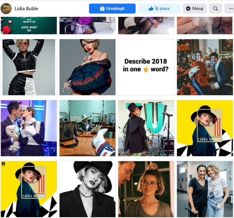 Lidia Buble încă nu a șters pozele cu Răzvan Simion, deși s-au despărțit de aproape jumătate de an © Facebook